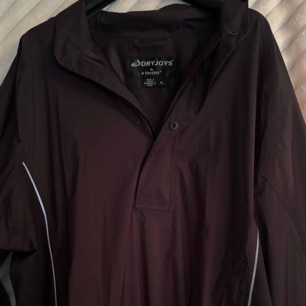 Men’s Black DryJoys by FootJoys Pullover Jacket